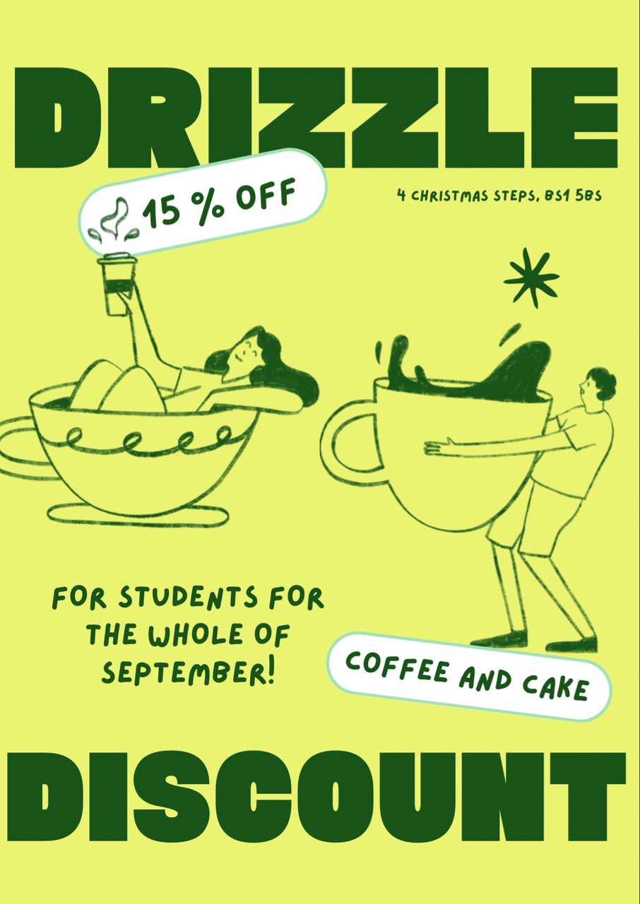 15% off for all students during the month of September